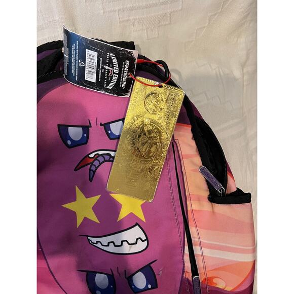 Sprayground Pink Angry Eyes Backpack - Picture 5 of 6